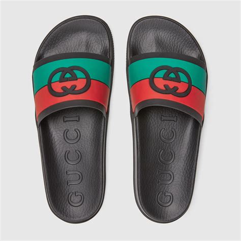 gucci sliders mens|gucci slides men real.